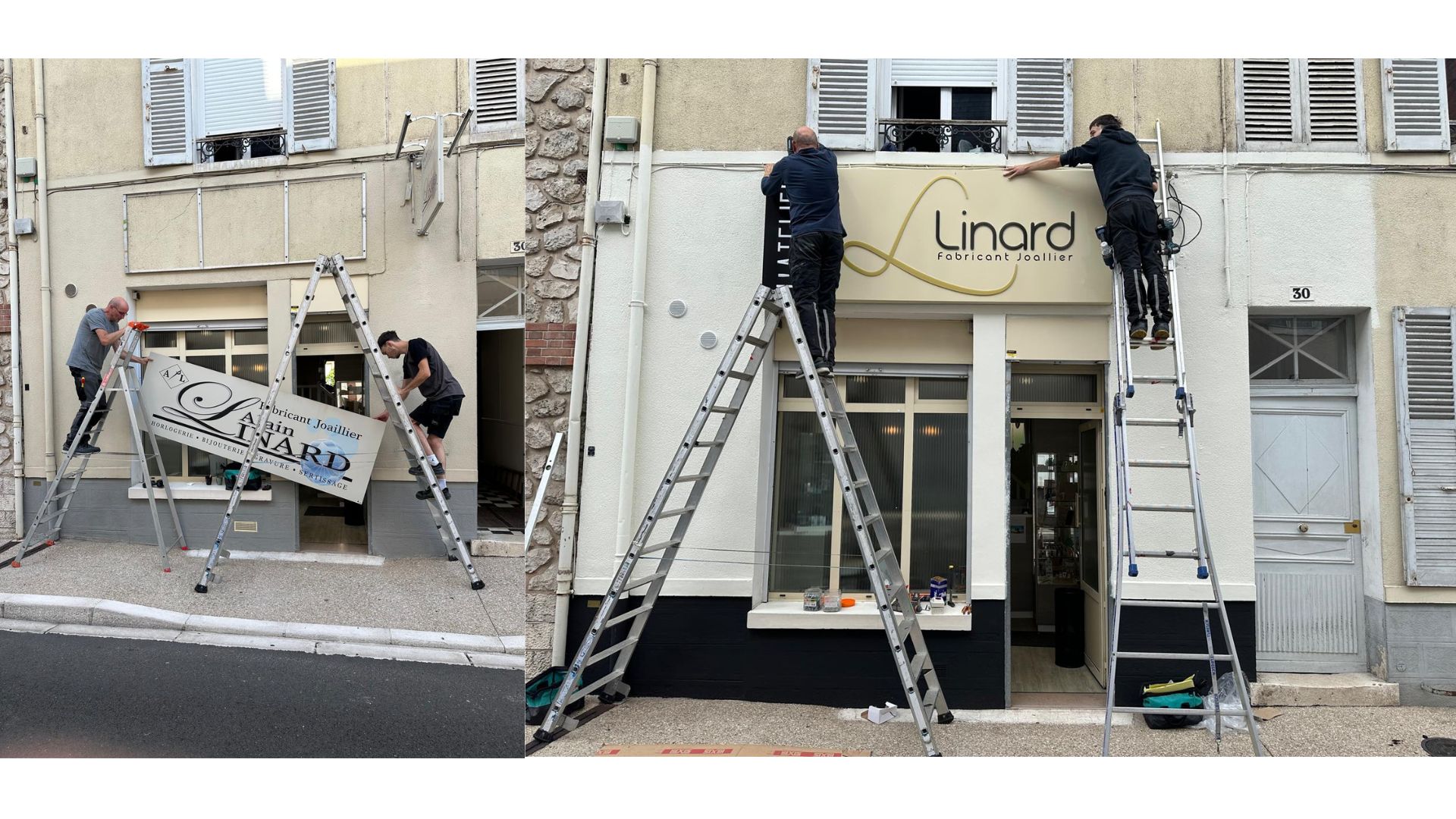  façade - bijouterie - linard 